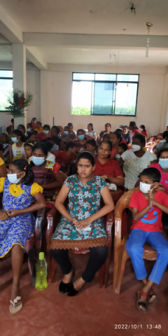 Homagama Pitipana town is celebrating the World Children and Elderly Day in Grama Niladhari division (2022)